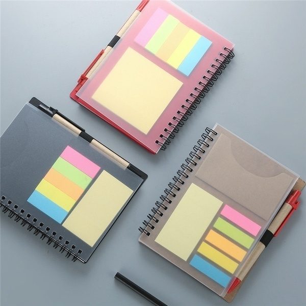 B6 Creative New Student Post-it Notes with Pen Business Sticky Note Student Gifts Office & School Supplies(3 Colors) at Wish US & CA