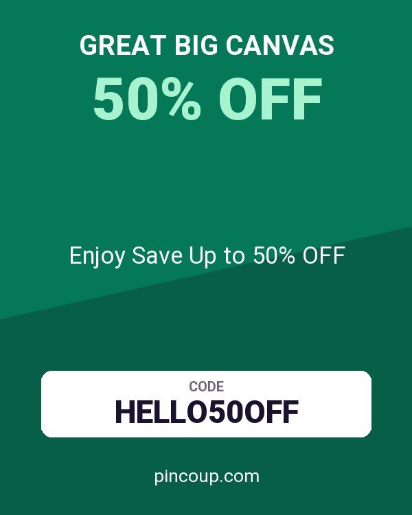 Great Big Canvas coupon: Enjoy Save Up to 50% OFF