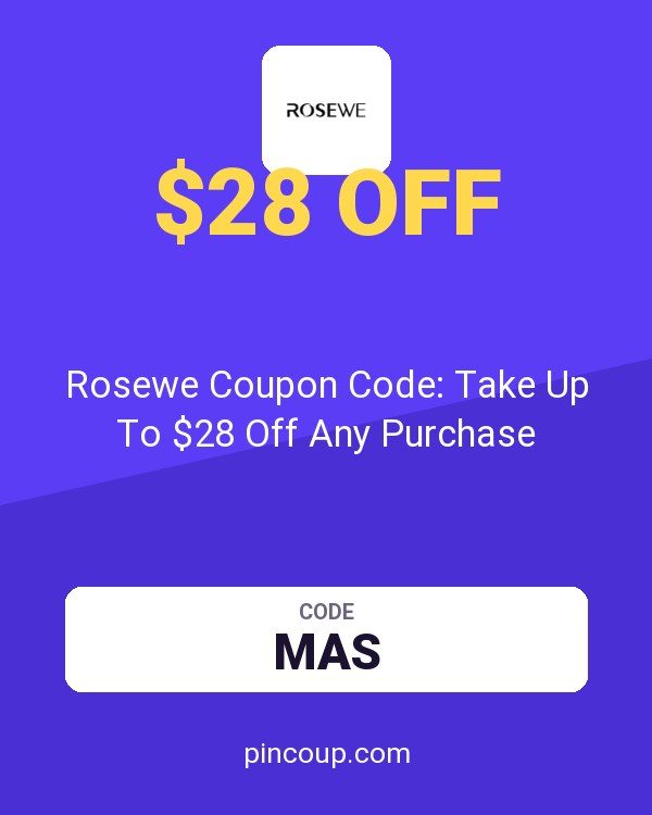 Modlily: Rosewe Coupon Code: Take Up To $28 Off Any Purchase