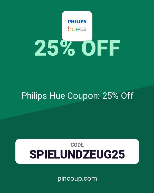 Philips Hue Coupon: 25% Off