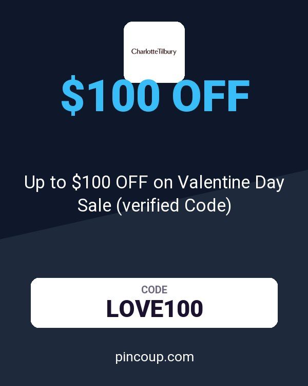 Charlotte Tilbury CA coupon: Up to $100 OFF on Valentine Day Sale (verified Code)