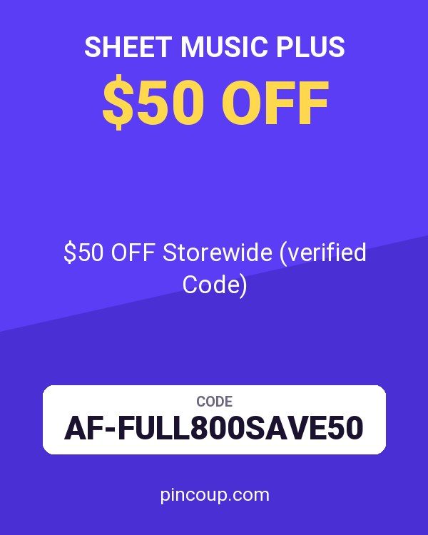 Sheet Music Plus coupon: $50 OFF Storewide (verified Code)