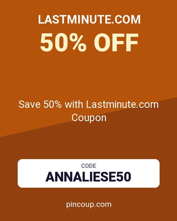 Save 50% with Lastminute.com Coupon