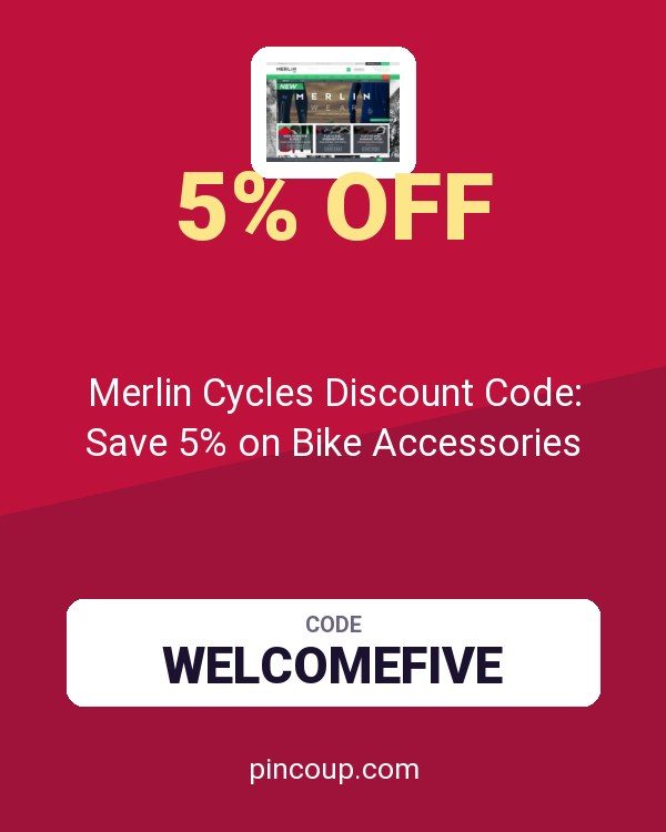 Merlin Cycles Ltd coupon: Merlin Cycles Discount Code: Save 5% on Bike Accessories