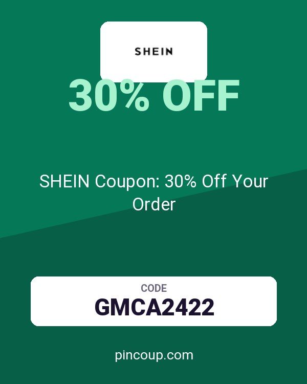 SHEIN Coupon: 30% Off Your Order