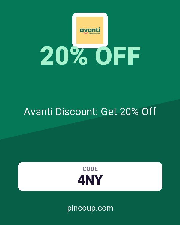 Avanti Travel Insurance coupon: Avanti Discount: Get 20% Off