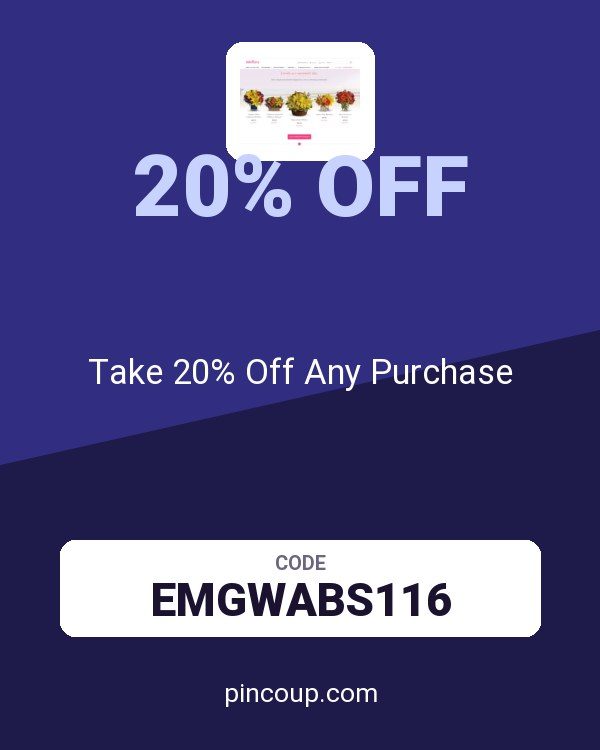 Teleflora coupon: Take 20% Off Any Purchase