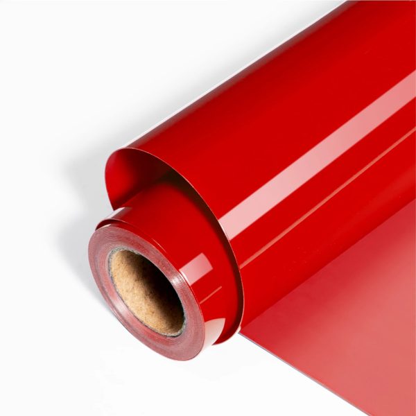 Laser-Safe Red 3D Puff Heat Transfer Vinyl Roll - 10" x 12Ft at xTool