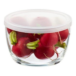anchor® 1 qt. Glass Canister Aluminum Lid at The Container Store