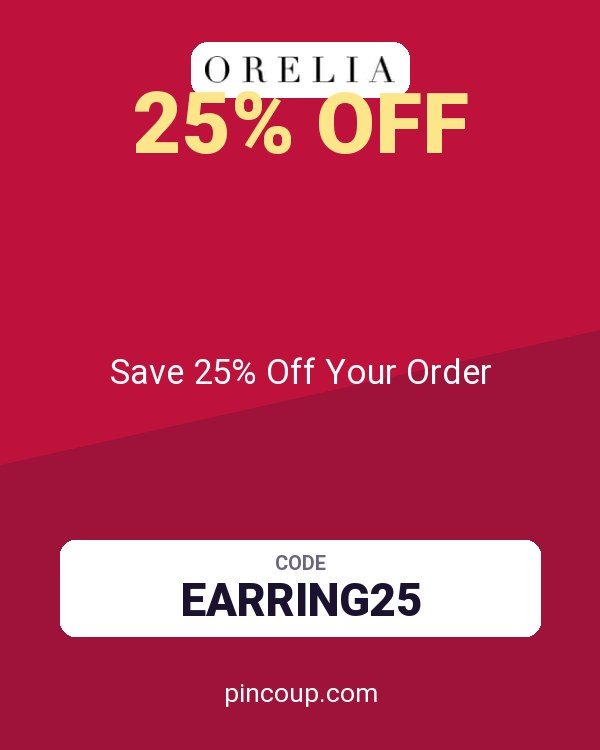 Orelia Jewellery coupon: Save 25% Off Your Order