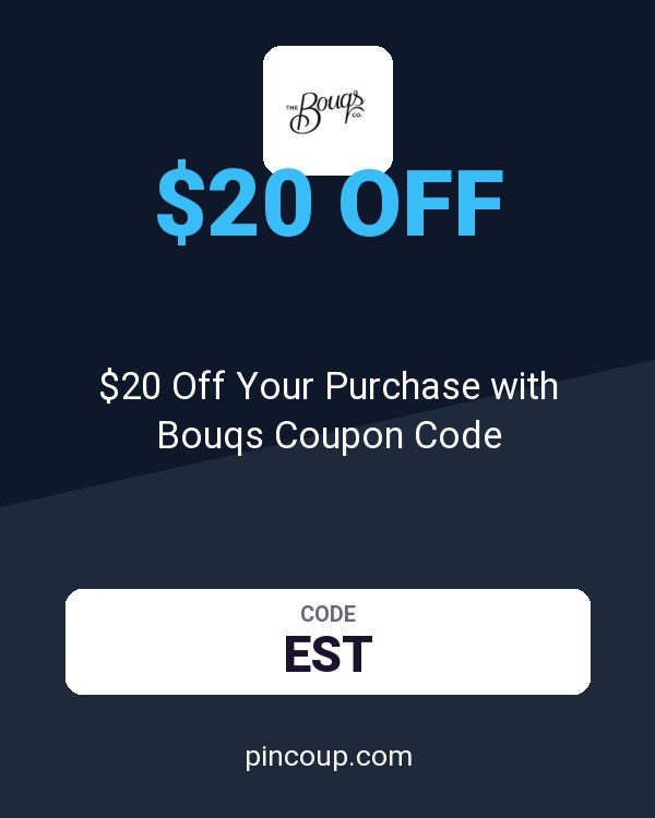 The Bouqs Company: $20 Off Your Purchase with Bouqs Coupon Code
