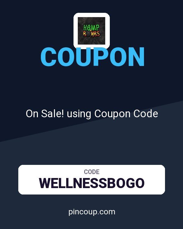 Hemp Bombs: On Sale! using Coupon Code