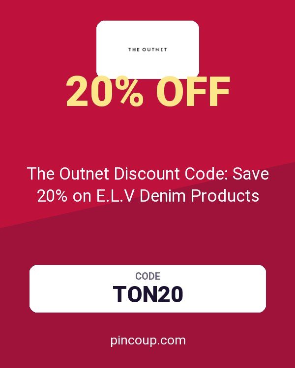 The Outnet Discount Code: Save 20% on E.L.V Denim Products