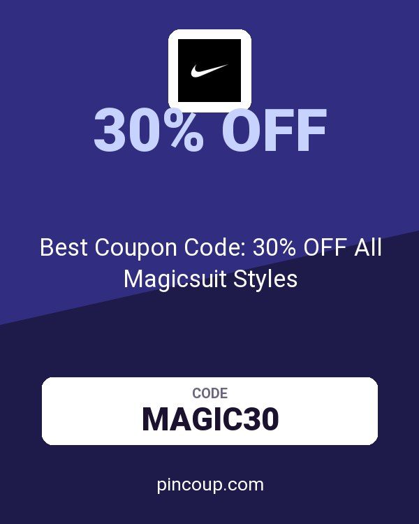 Nike: Best Coupon Code: 30% OFF All Magicsuit Styles