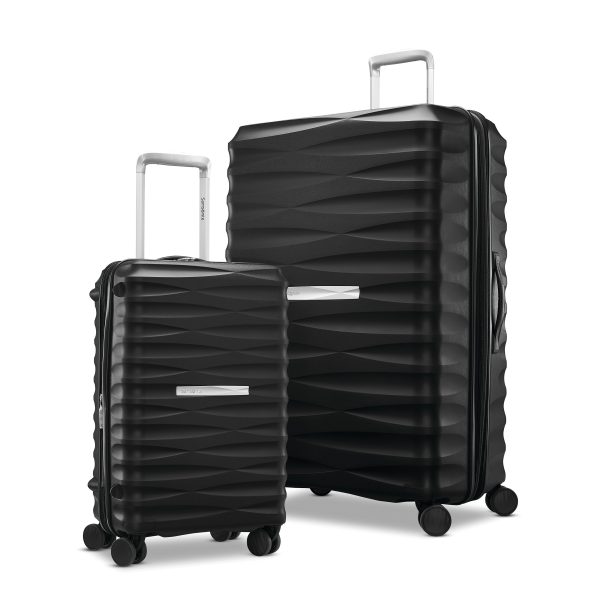 Voltage Dlx 2 Piece Set (Co/l) | Black | Luggage Set from Samsonite