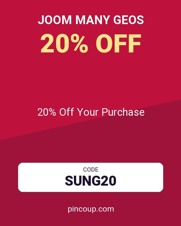 Joom Many GEOs coupon: 20% Off Your Purchase