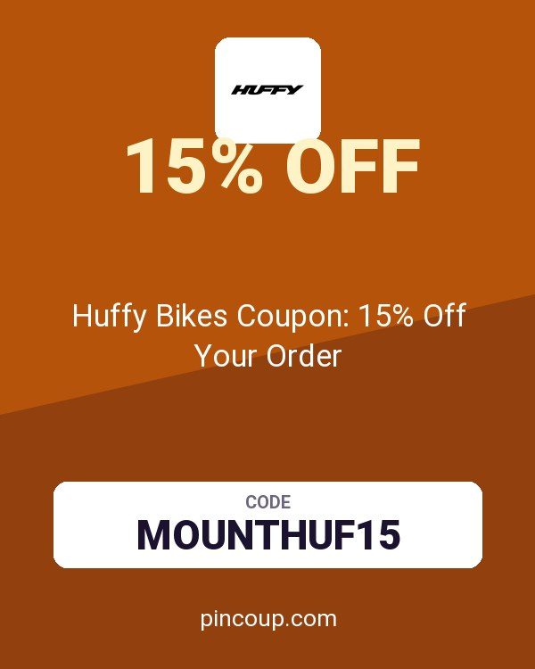 Huffy Bikes Coupon: 15% Off Your Order