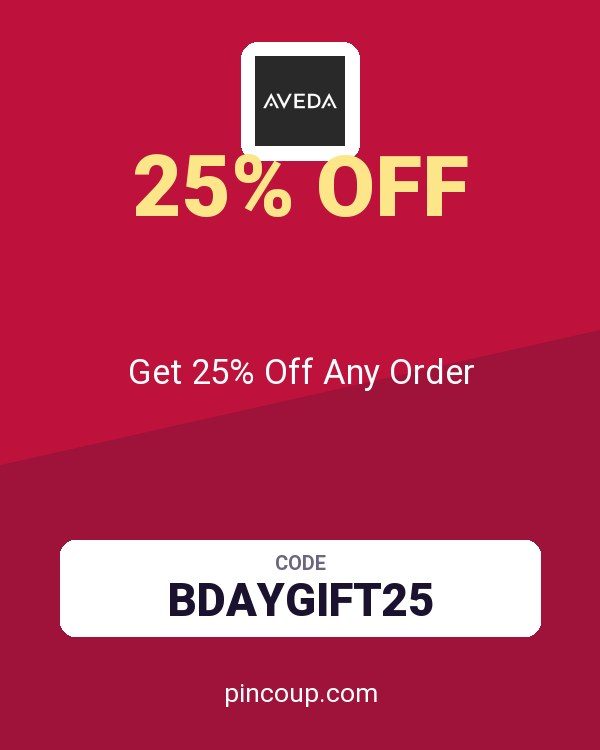 Aveda Corporation coupon: Get 25% Off Any Order
