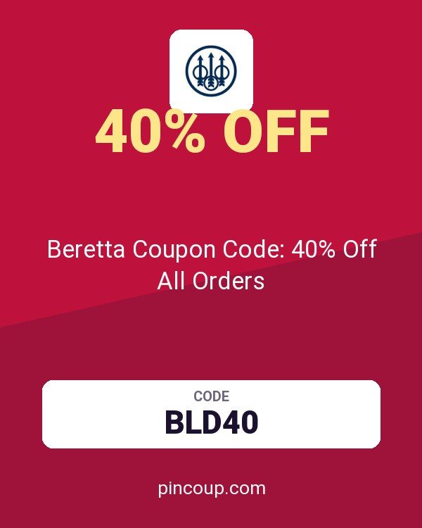 Beretta Coupon Code: 40% Off All Orders