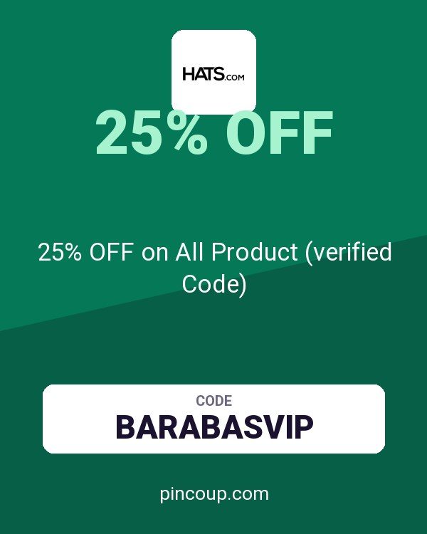 Hats.com coupon: 25% OFF on All Product (verified Code)