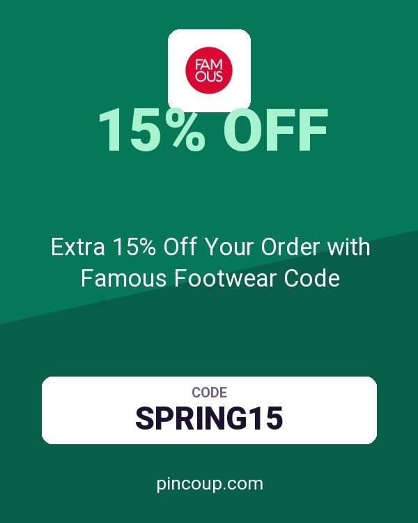 Extra 15% Off Your Order with Famous Footwear Code