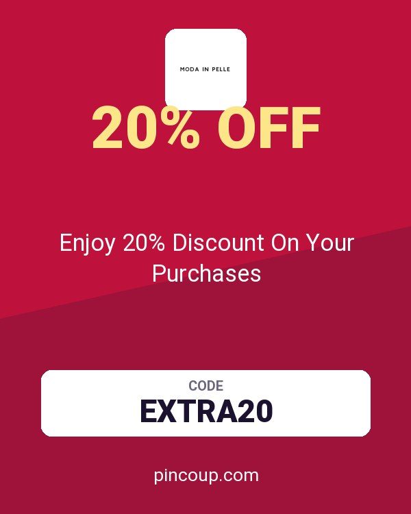 Moda in Pelle coupon: Enjoy 20% Discount On Your Purchases