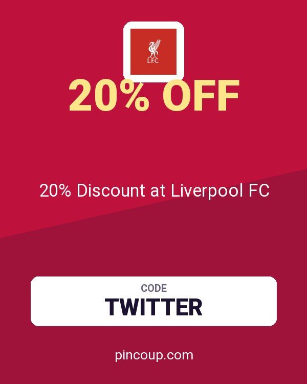 20% Discount at Liverpool FC
