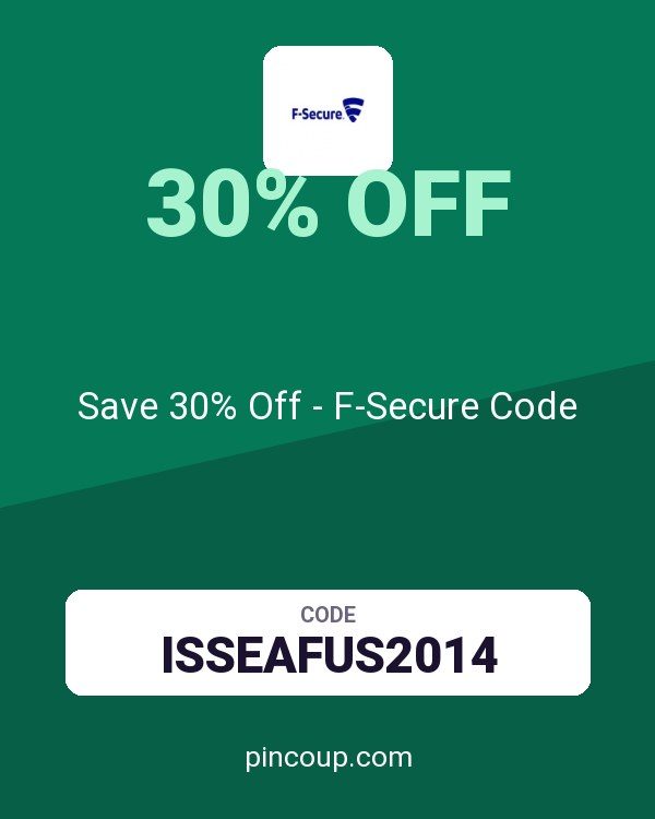 F-Secure | Internet Security & VPN coupon: Save 30% Off - F-Secure Code