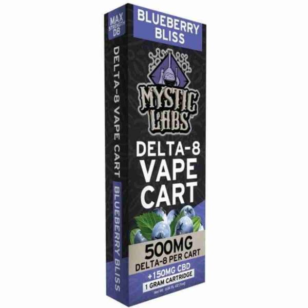 Mystic Labs Blueberry Bliss 1g Delta 8 Cartridge at D8 Super Store