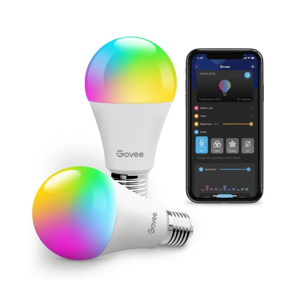 Refurbished Govee Bluetooth RGBWW Smart LED Bulbs