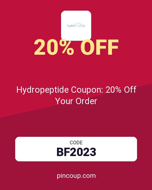 Hydropeptide Coupon: 20% Off Your Order