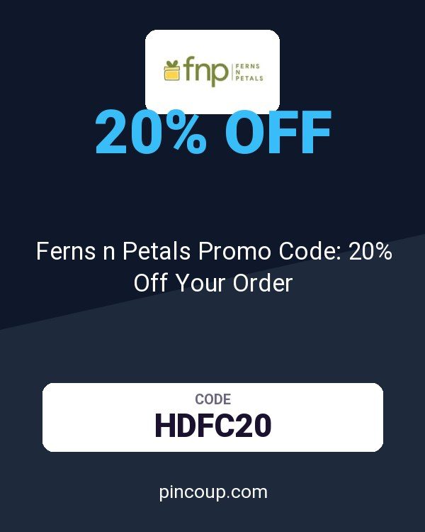 Ferns n Petals Promo Code: 20% Off Your Order