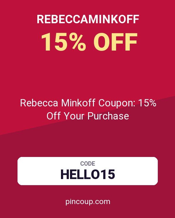 Rebecca Minkoff Coupon: 15% Off Your Purchase