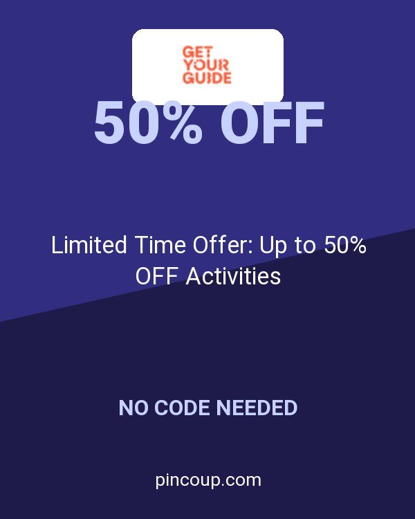 GetYourGuide coupon: Limited Time Offer: Up to 50% OFF Activities