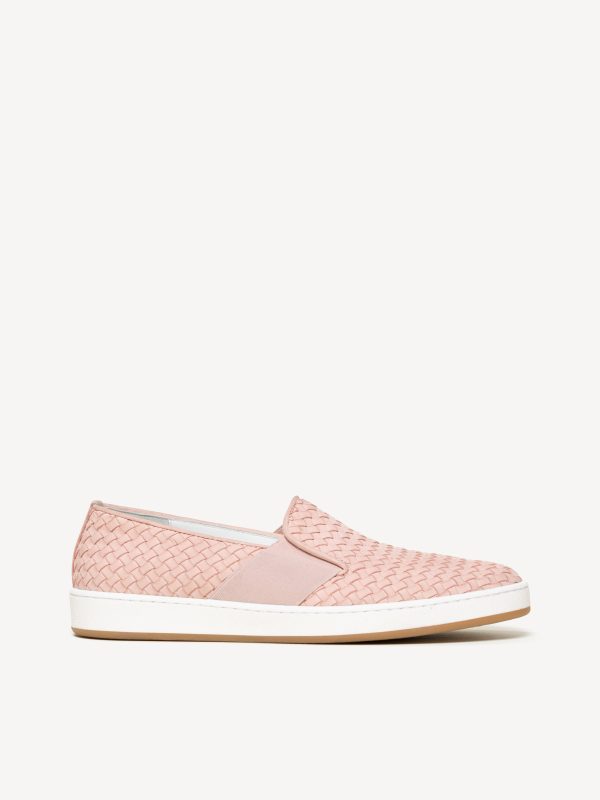 M.Gemi The Cerchio Due Women's Sneakers, Size 37 in Ballerina Pink Nubuck