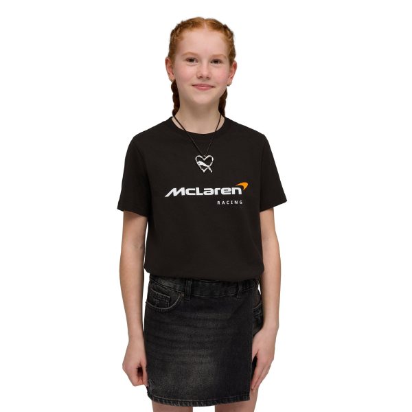 McLaren Large Logo T-Shirt - Black - Kids at F1 Store