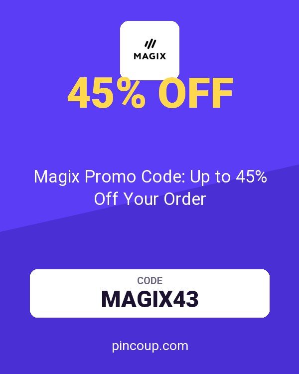 MAGIX & VEGAS Creative Software IT coupon: Magix Promo Code: Up to 45% Off Your Order