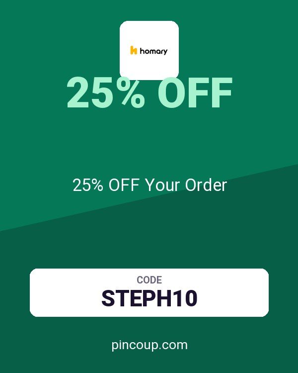 Homary International Limited coupon: 25% OFF Your Order