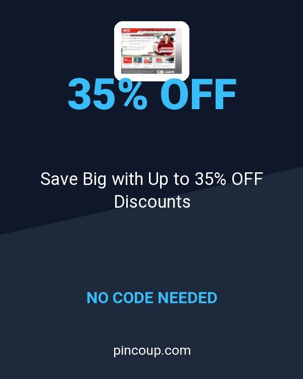 Avis Car Rental coupon: Save Big with Up to 35% OFF Discounts