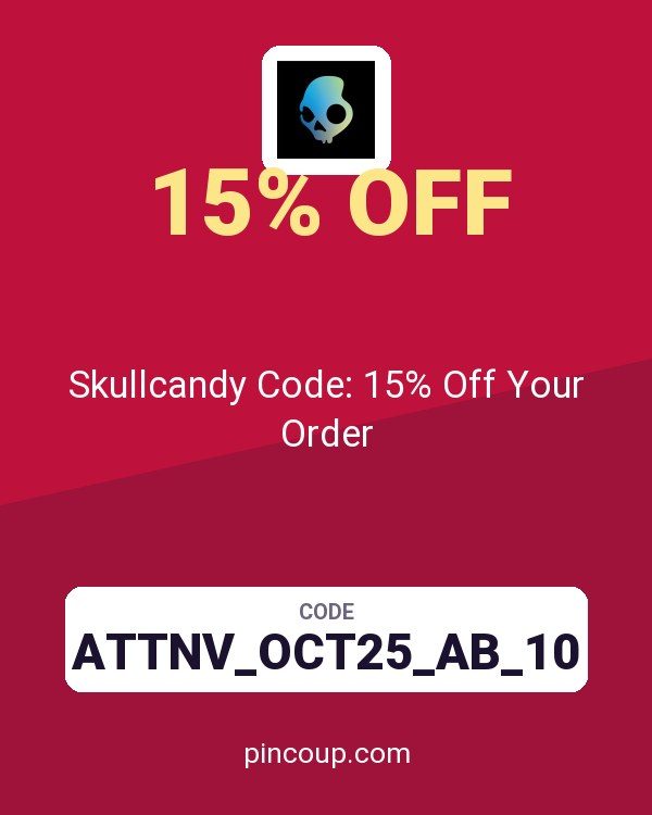 Skullcandy Code: 15% Off Your Order