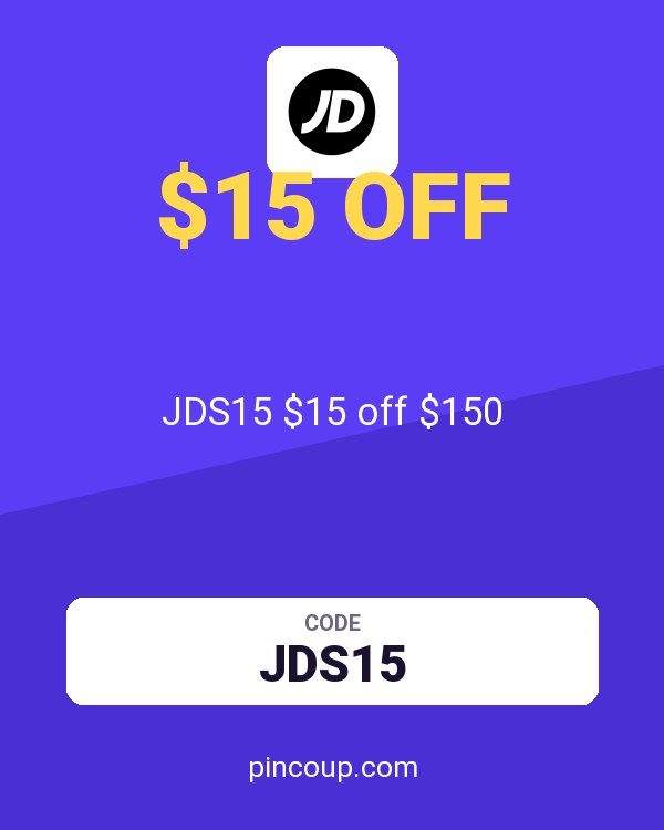 JD Sports coupon: JDS15 $15 off $150