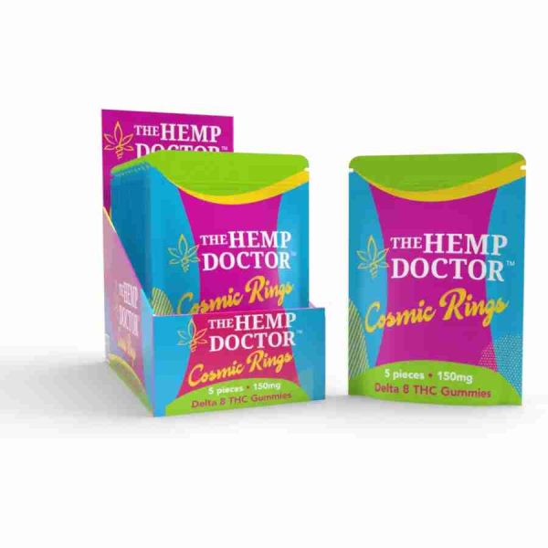 Hemp Doctor Cosmic Rings 30mg Gummies (5pc) at D8 Super Store