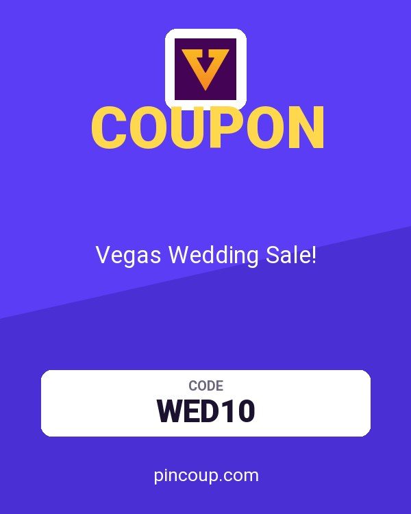 VEGAS.com coupon: Vegas Wedding Sale!