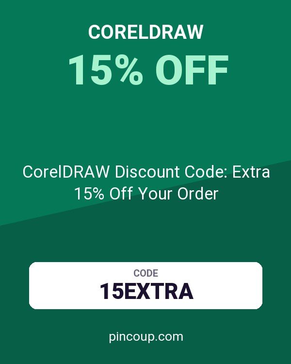 CorelDRAW Discount Code: Extra 15% Off Your Order