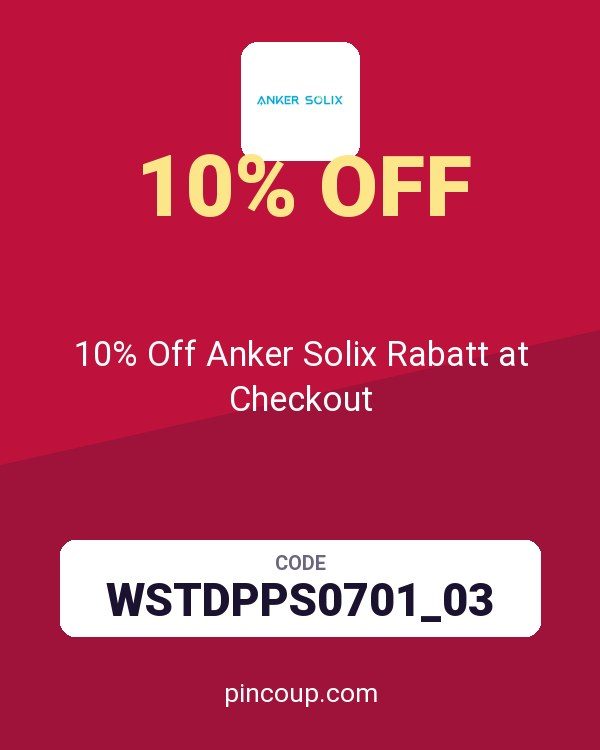 10% Off Anker Solix Rabatt at Checkout
