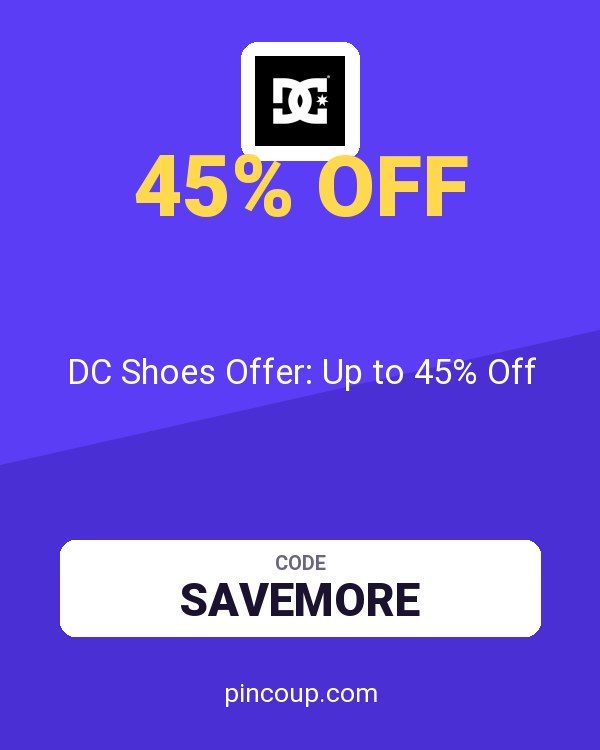 DC Shoes Offer: Up to 45% Off