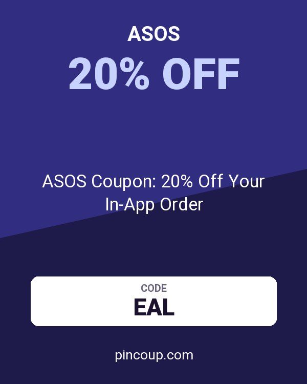 ASOS Coupon: 20% Off Your In-App Order
