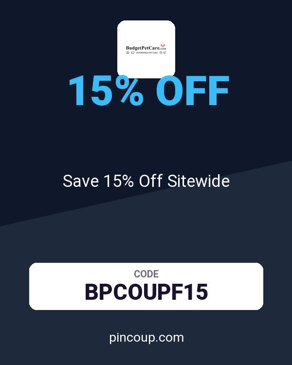 BudgetPetCare.com coupon: Save 15% Off Sitewide