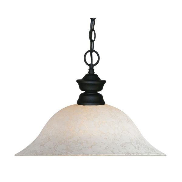 Z-Lite Pendant Light 16 Inch Large Pendant Pendant Light - 100701MB-WM16 - Transitional at 1-800Lighting