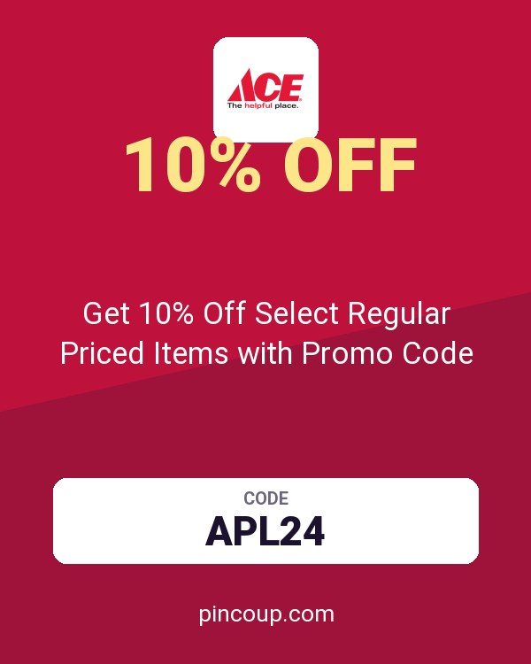Ace Hardware coupon: Get 10% Off Select Regular Priced Items with Promo Code